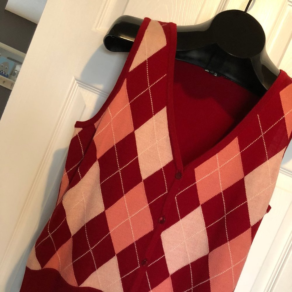 Talbot's Argyle Vest